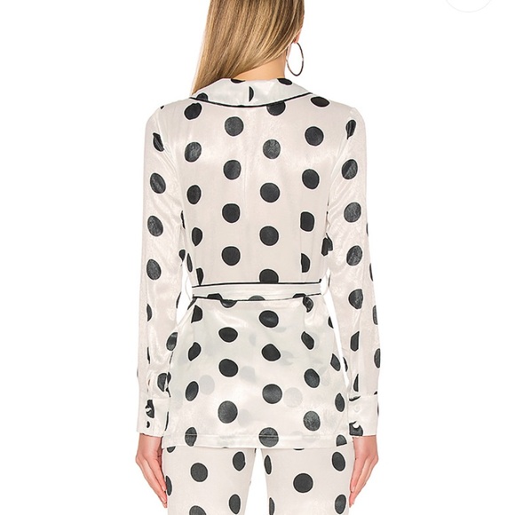 House of Harlow 1960xREVOLVE Arthur Top Dot Print - Picture 2 of 8